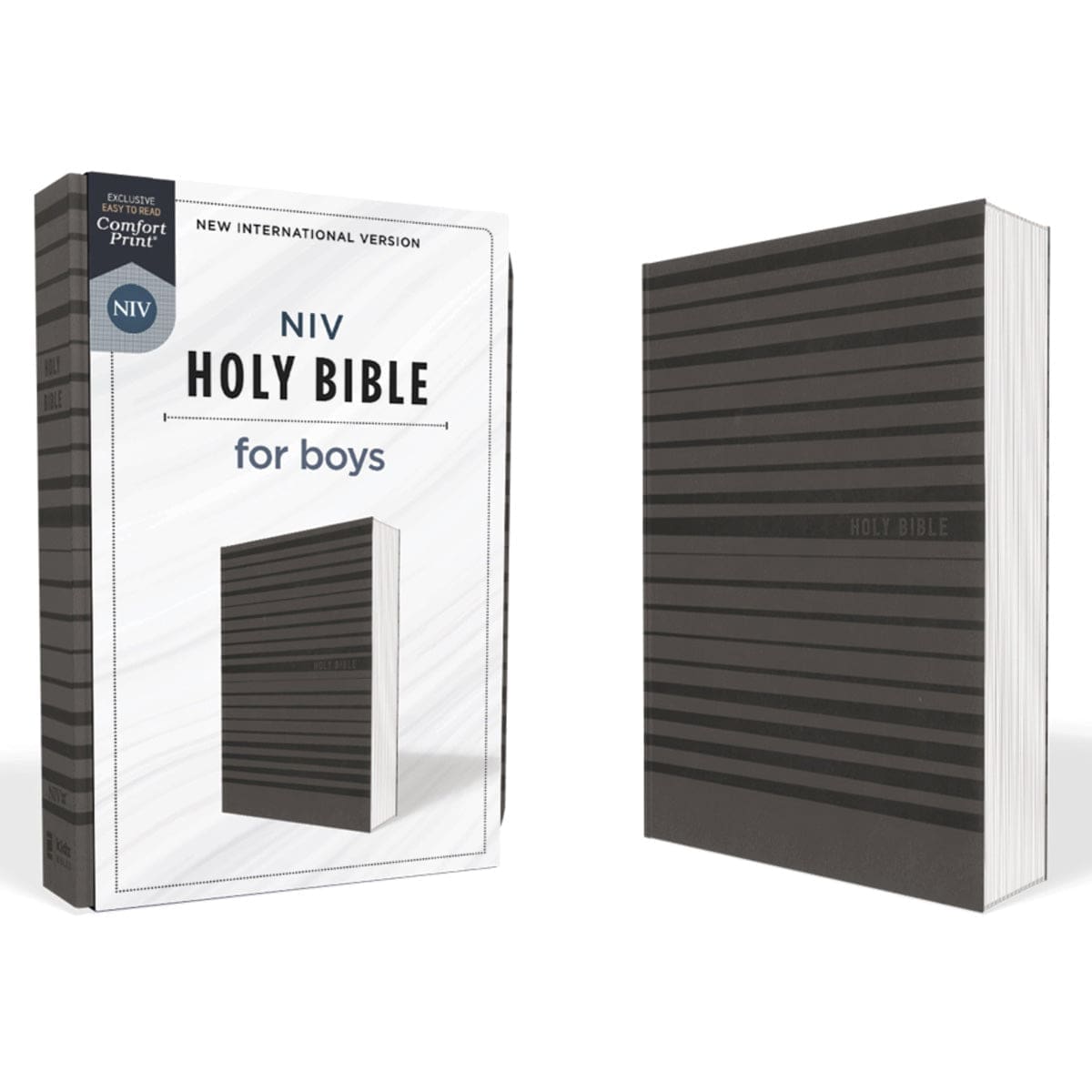 9780310455035_feature1 NIV Holy Bible For Boys Comfort Print Gray (Imitation Leather) - Image 8