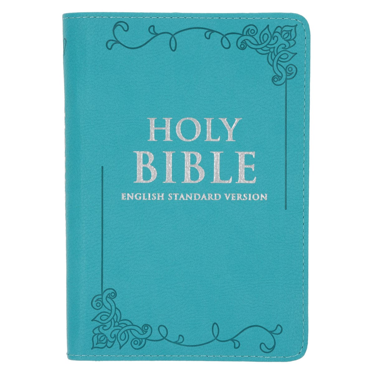 9780638002348_front ESV Teal Faux Leather Compact Bible with Zip - Image 15