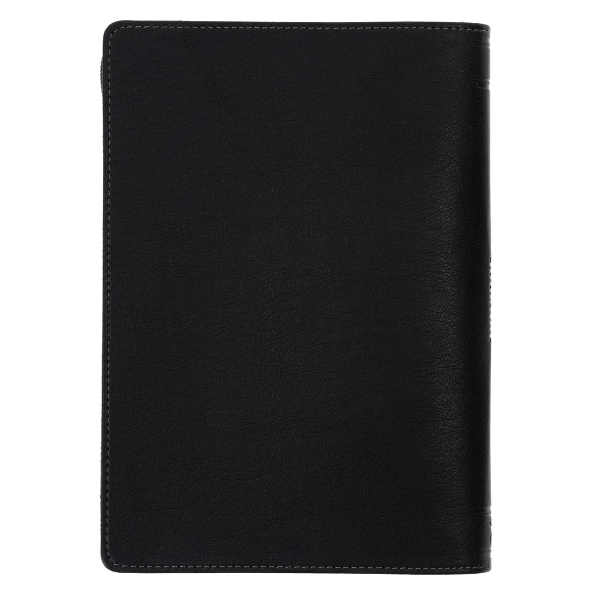 9780638002645_back Seek the Lord and His Strength Grey Faux Leather Journal with Zipped Closure - Image 6