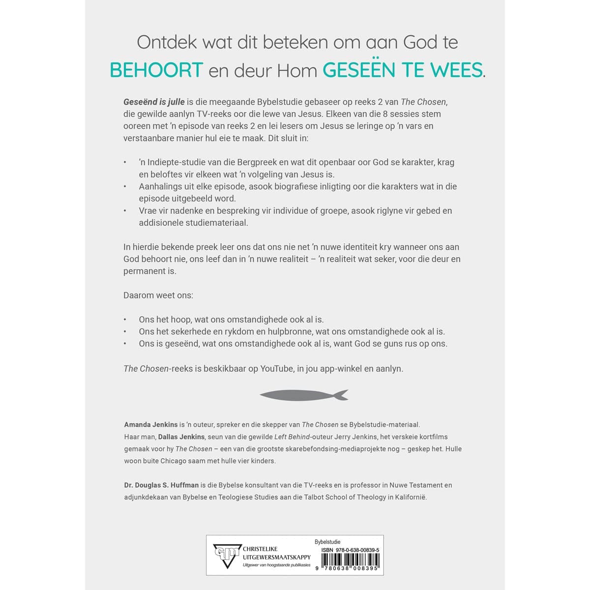 9780638008395_back Geseënd Is Julle Bybelstudie (Sagteband) - Image 6