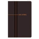 NLV Donkerbruin en Oranje Kunsleer Standaard Bybel Met Duimgrepe - Image 3