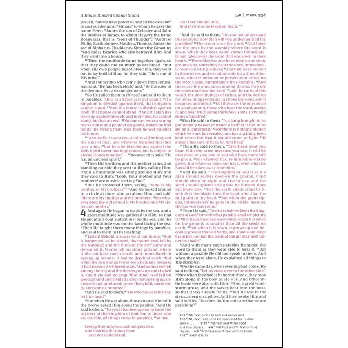 9780718075279_feature2 NKJV Pink Faux Leather Deluxe Gift Bible Red Letter Comfort Print - Image 9