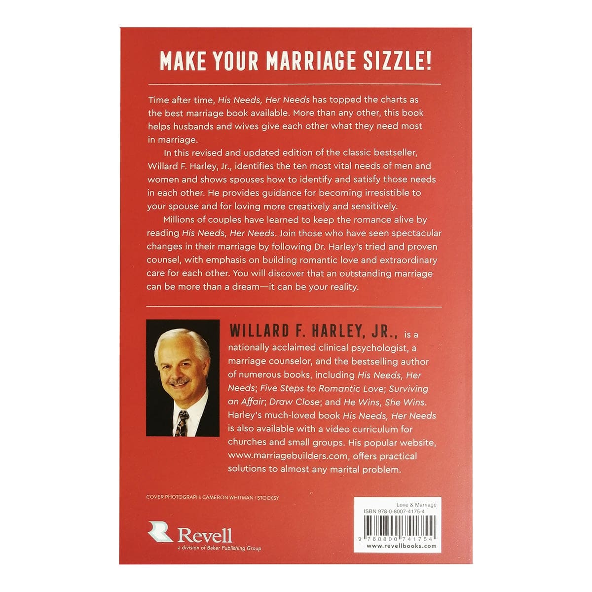 9780800741754_back His Needs, Her Needs: Making Romantic Love Last (Paperback) - Image 5