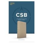 CSB Personal Size Reference Bible Large Print Gold (Imitation Leather) - Image 3