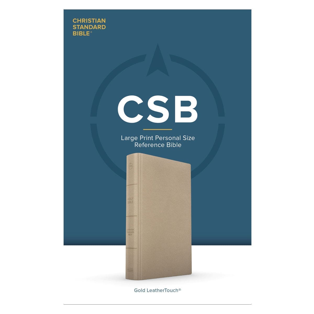 9781087774596_front CSB Personal Size Reference Bible Large Print Gold (Imitation Leather) - Image 3