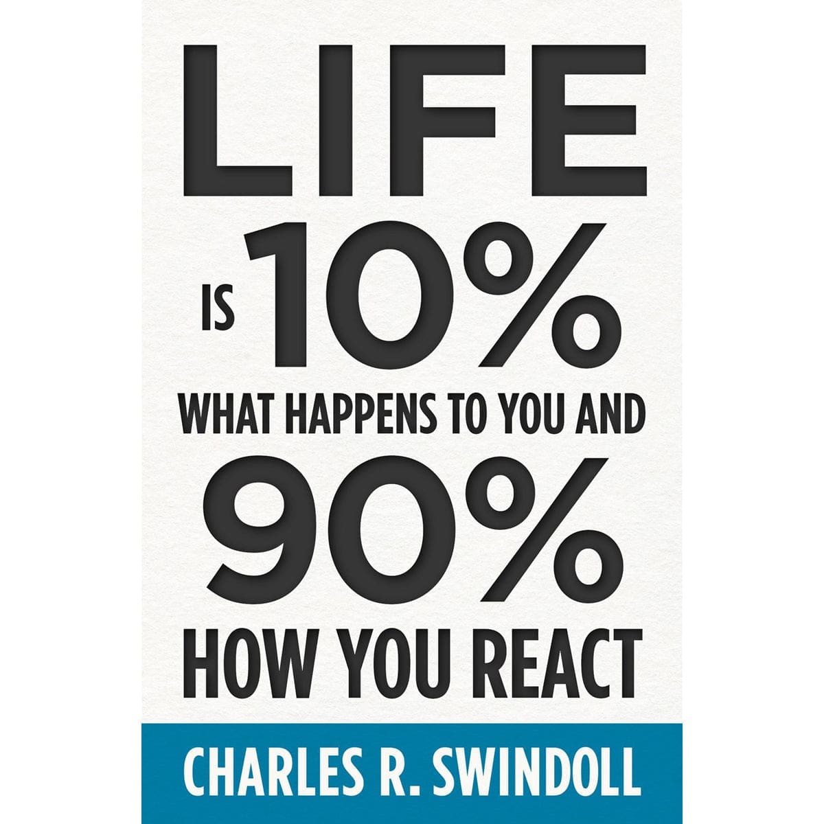 9781400333271_front Life Is 10% What Happens To You And 90% How You React (Paperback) - Image 3