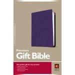 NLT Classic Purple Faux Leather Premium Gift Bible - Image 2
