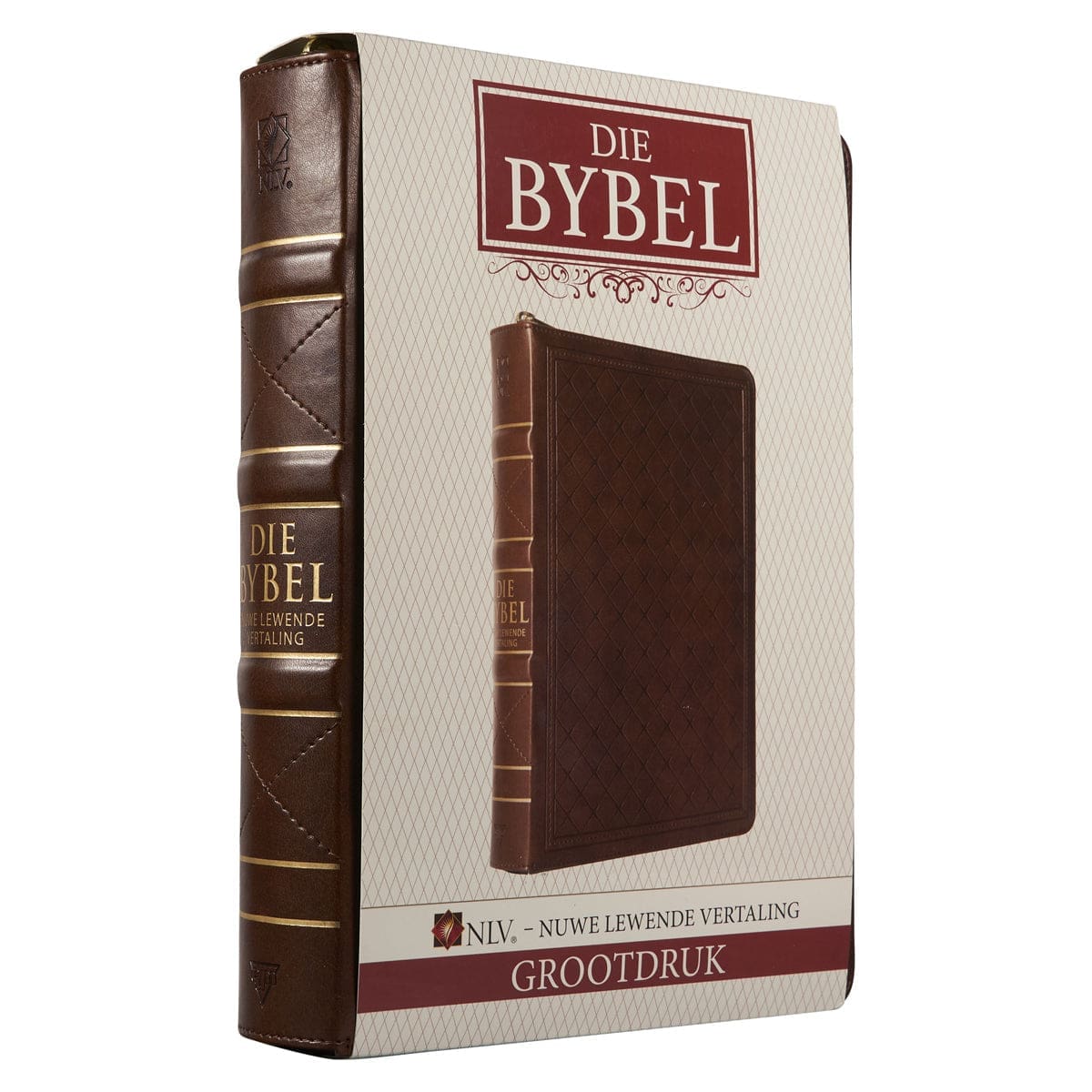 9781431625635_feature1 NLV Neutbruin Kunsleer Bybel Grootdruk Met Ritssluiter & Duimgrepe - Image 9
