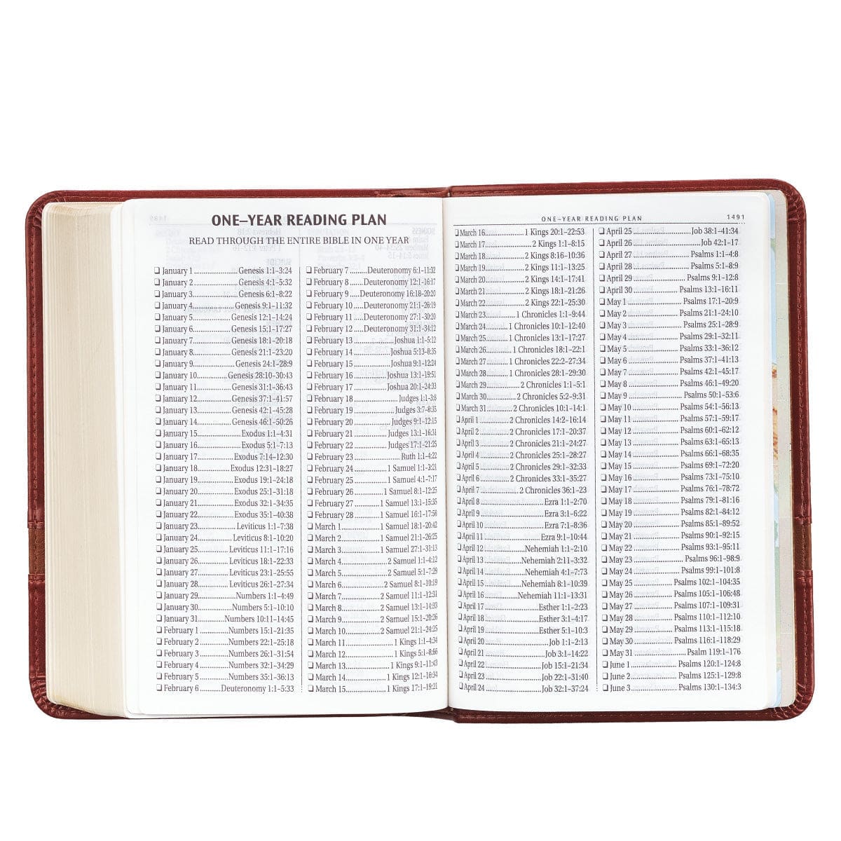 9781432117337_feature5_b49e53b7-44e3-4da1-8f20-a419cdf1024e KJV Brown Faux Leather Compact Bible Large Print Red Letter - Image 19
