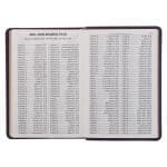 KJV Purple Faux Leather Compact Bible Large Print Red Letter - Image 21