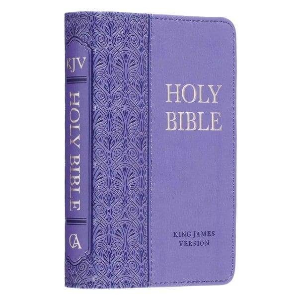 KJV Purple Faux Leather Mini Pocket Bible - Image 17
