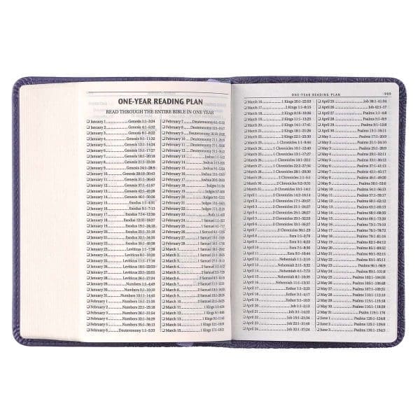 KJV Purple Faux Leather Mini Pocket Bible - Image 19