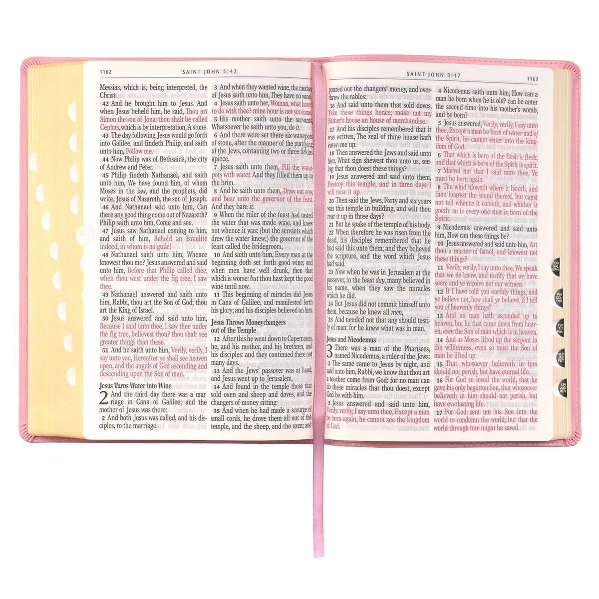 9781432133115_feature2 KJV Pink Faux Leather Full-Size Bible Giant Print Indexed - Image 15
