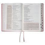 NLT Pink Faux Leather Thumb Indexed Spiritual Growth Bible - Image 13
