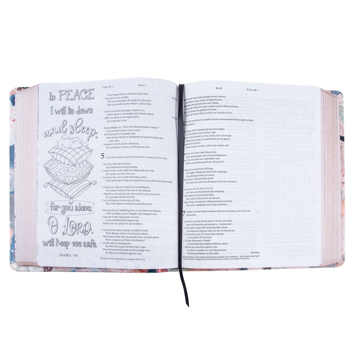 9781496466075_feature4 NLT Watercolor Garden Faux Leather Flexcover Inspire Faith Filament Bible - Image 18