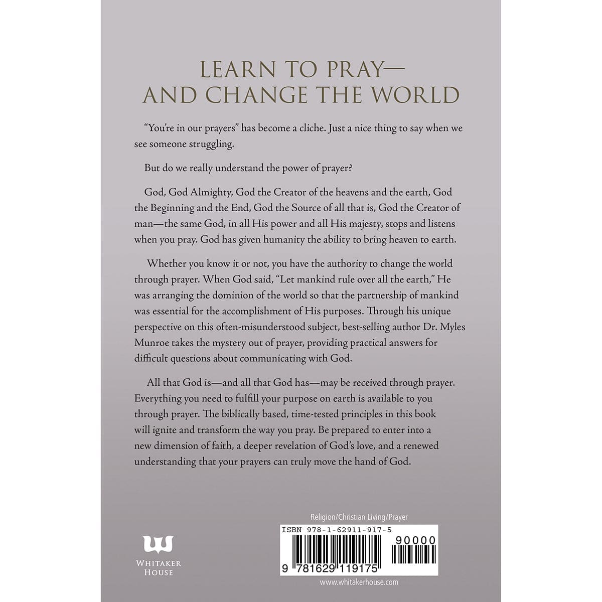 9781629119175_back Understanding The Purpose And Power Of Prayer Expanded (Paperback) - Image 6