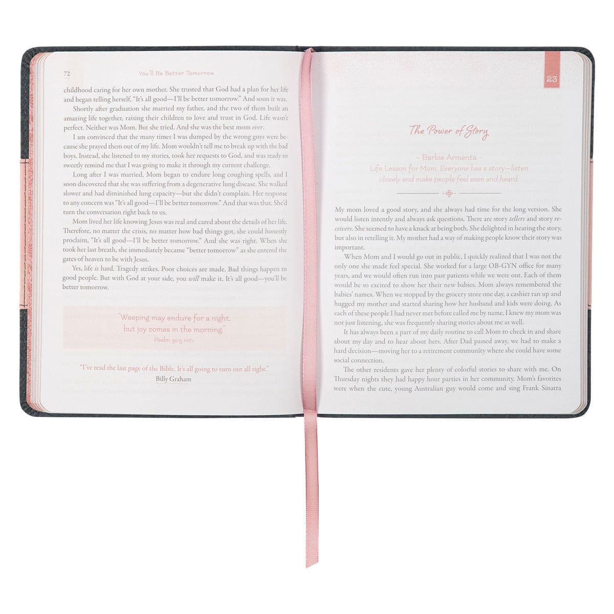 9781639521357_feature3 Life Lessons For Mom: Stories of Love, Laughter & Wisdom for a Mother's Heart (Faux Leather) - Image 15