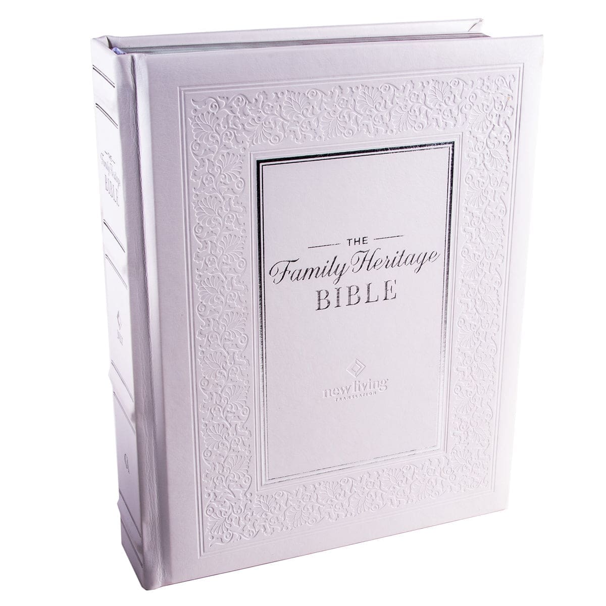 9781639522286_feature1 NLT The Family Heritage Bible White Hardcover - Image 17
