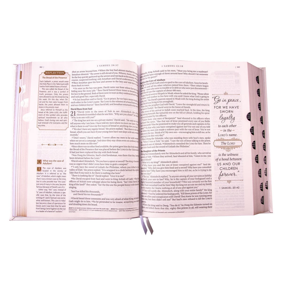 9781639522286_feature3 NLT The Family Heritage Bible White Hardcover - Image 19