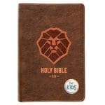 KJV Brown Lion Faux Leather Flexcover Kids Bible Large Print - Image 15