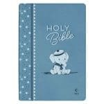 NLT Blue Elephant Flexcover Faux Leather Baby Bible for Boys - Image 8