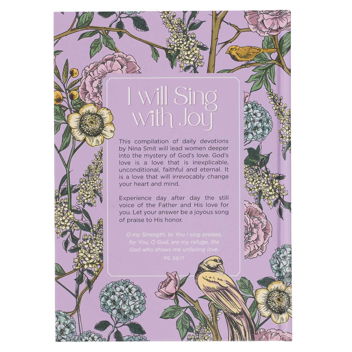 9781639525867_back I Will Sing with Joy: Live Each Day in the Glory of God's Love 366 Devotions (Hardcover) - Image 12