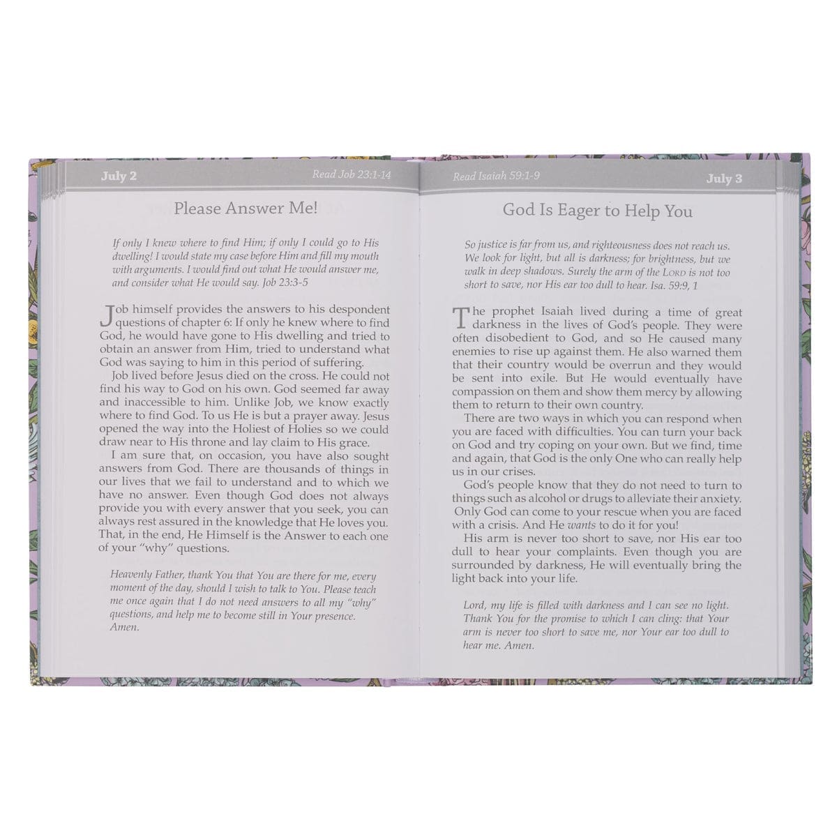 9781639525867_feature3 I Will Sing with Joy: Live Each Day in the Glory of God's Love 366 Devotions (Hardcover) - Image 15