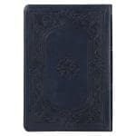 KJV Midnight Blue Antique Frame Faux Leather Full-Size Bible Giant Print Indexed - Image 14