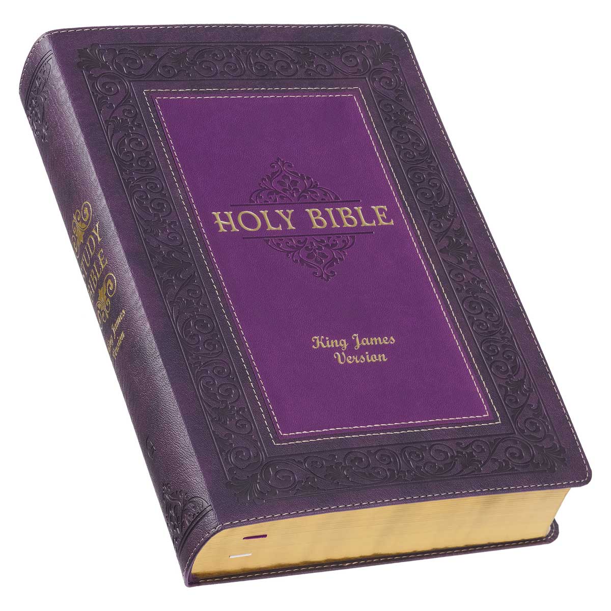 9781642728910_feature1_c450769d-c29b-44b3-94cc-04c9ec2cf873 KJV Purple Faux Leather Flexcover Study Bible Large Print - Image 17