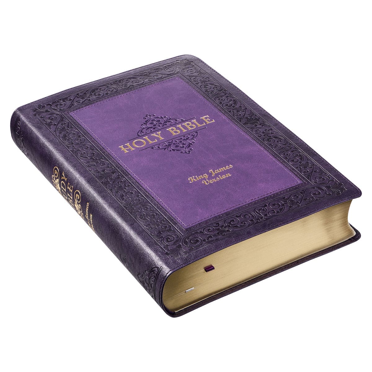 9781642728910_feature2 KJV Purple Faux Leather Flexcover Study Bible Large Print - Image 18