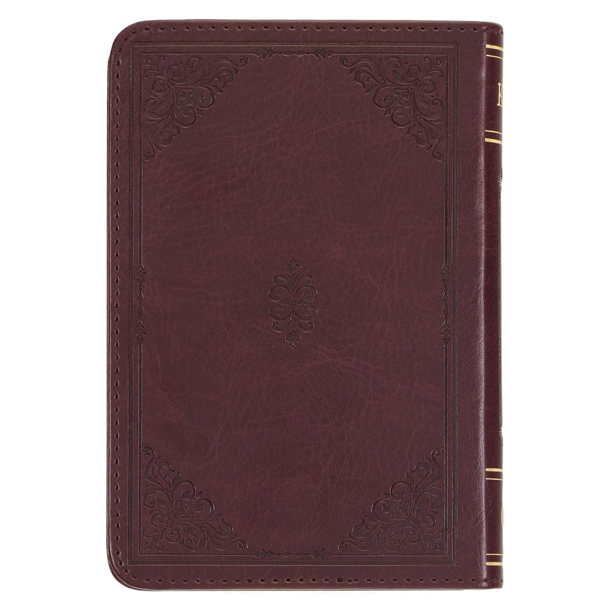9781642729184_back KJV Burgundy Faux Leather Mini Pocket Bible - Image 8