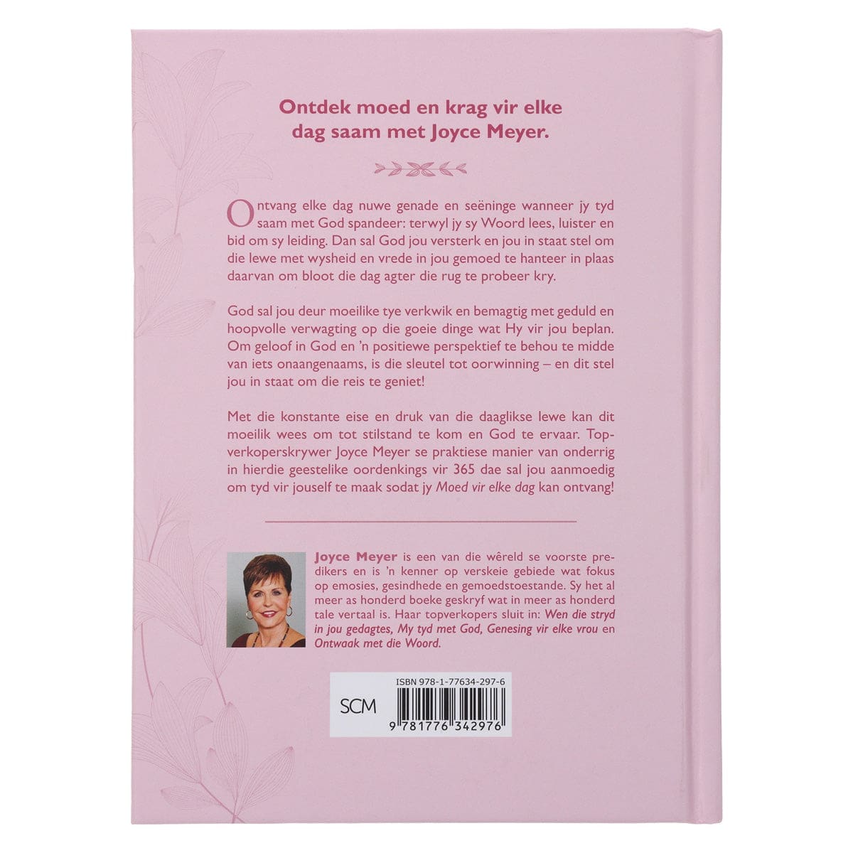 9781776342976_back Moed Vir Elke Dag: Maak Elke Dag Jou Beste Dag - 365 Dagstukkies (Hardeband) - Image 13