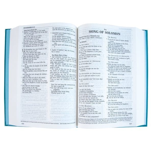 NKJV Teal Hardcover Bible - Image 14