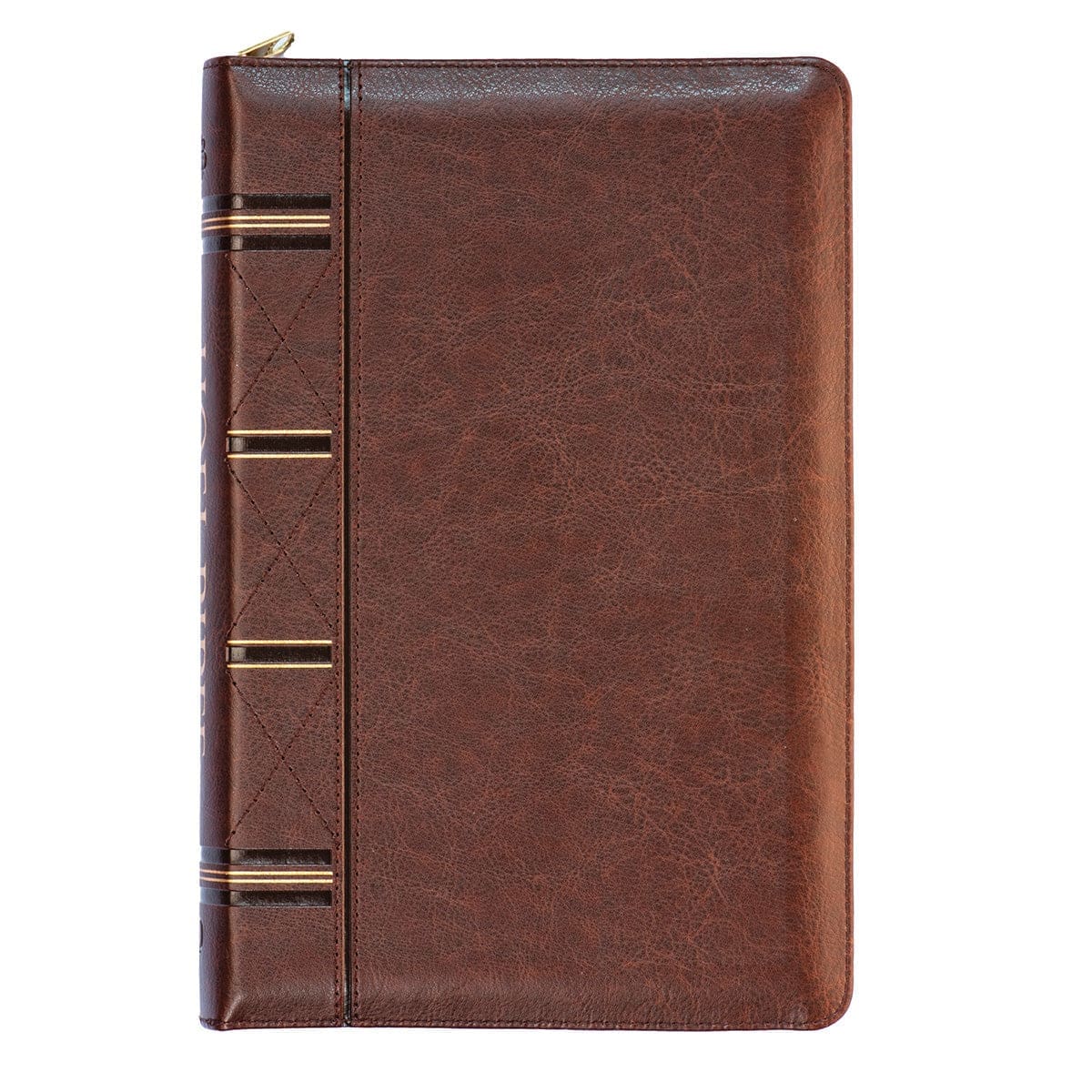 9781776370283_front ESV Dark Brown Faux Leather Compact Bible With Zip - Image 13