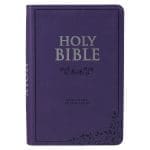 NLT Purple Faux Leather Flexcover Compact Bible - Image 13
