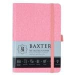 Baxter Undated Planner Pocket Edition Pink (Durable Synthetic Fibre Flexcover) - Image 17