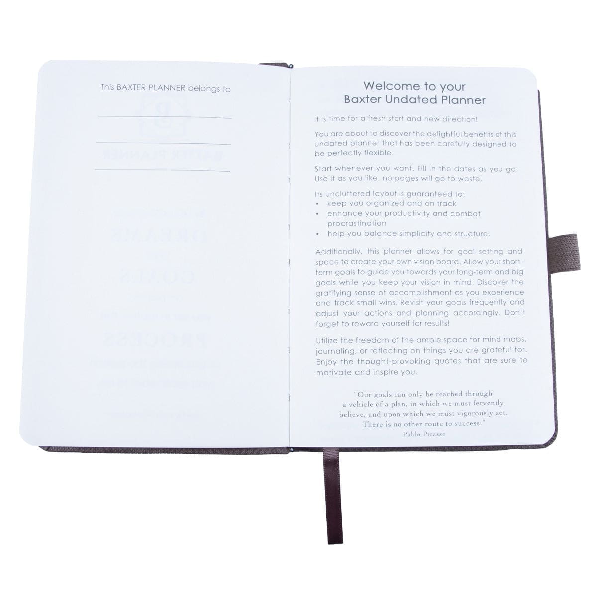 9781776371693_feature3 Baxter Undated Planner Pocket Edition Grey (Durable Synthetic Fiber Flexcover) - Image 17