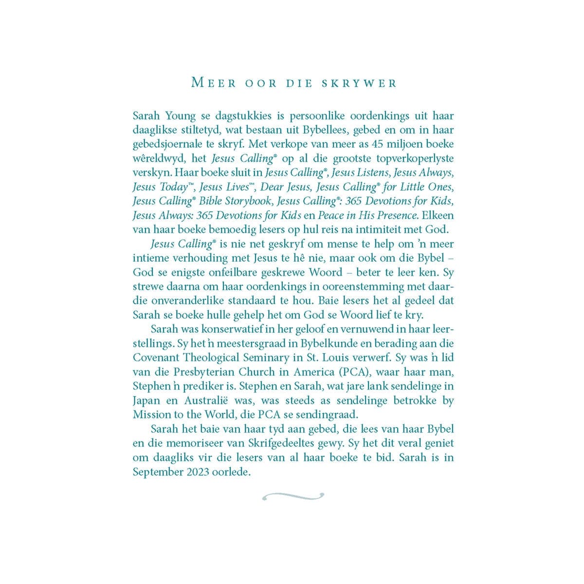 9781991237071_feature5 Jesus Luister: Dagstukkiegebede vir Vrede, Vreugde en Hoop (Hardeband) - Image 17