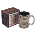 A Man's Heart Plans His Course Brown Ceramic Mug - Proverbs 16:9 - Image 12