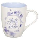 Be Still and Know Blue Ceramic Mug - Image 10