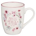 Plans To Give You Hope And A Future Floral Ceramic Mug - Jeremiah 29:11 - Image 10