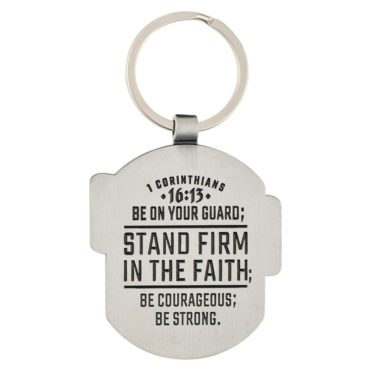1220000324343_back Stand Firm in the Faith Metal Key Ring - Image 2