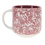 Be Still & Know Ceramic Mug with Burgundy Interior - Image 9