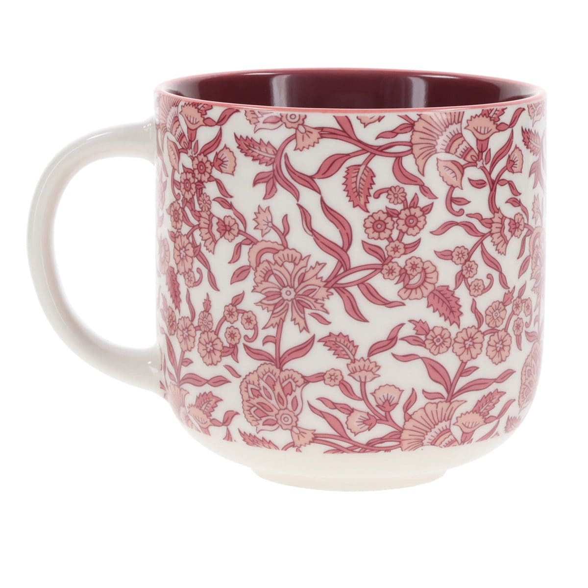 1220000326453_back Be Still & Know Ceramic Mug with Burgundy Interior - Image 9