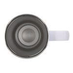 Trust in the Lord White and Blue Floral Large Stainless Steel Mug with Handle and Straw - Image 4