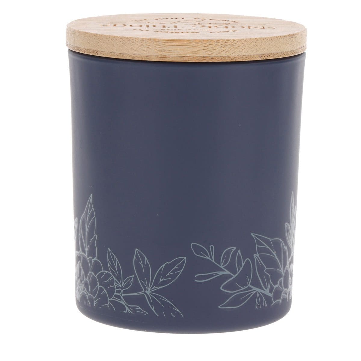 1220000328266_back Many Women Do Noble Things but You Surpass Them All Lavender Breeze Scented Candle with Bamboo Lid - Image 10