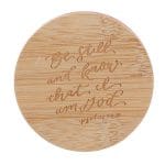 Be Still and Know That I Am God Vetiver and Moss Scented Candle with Bamboo Lid - Image 11