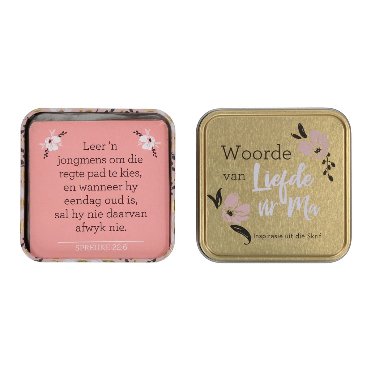 6006937147553_feature2 Woorde Van Liefde vir Ma Afrikaans Cards In Tin - Inspirasie uit die Skrif - Image 14