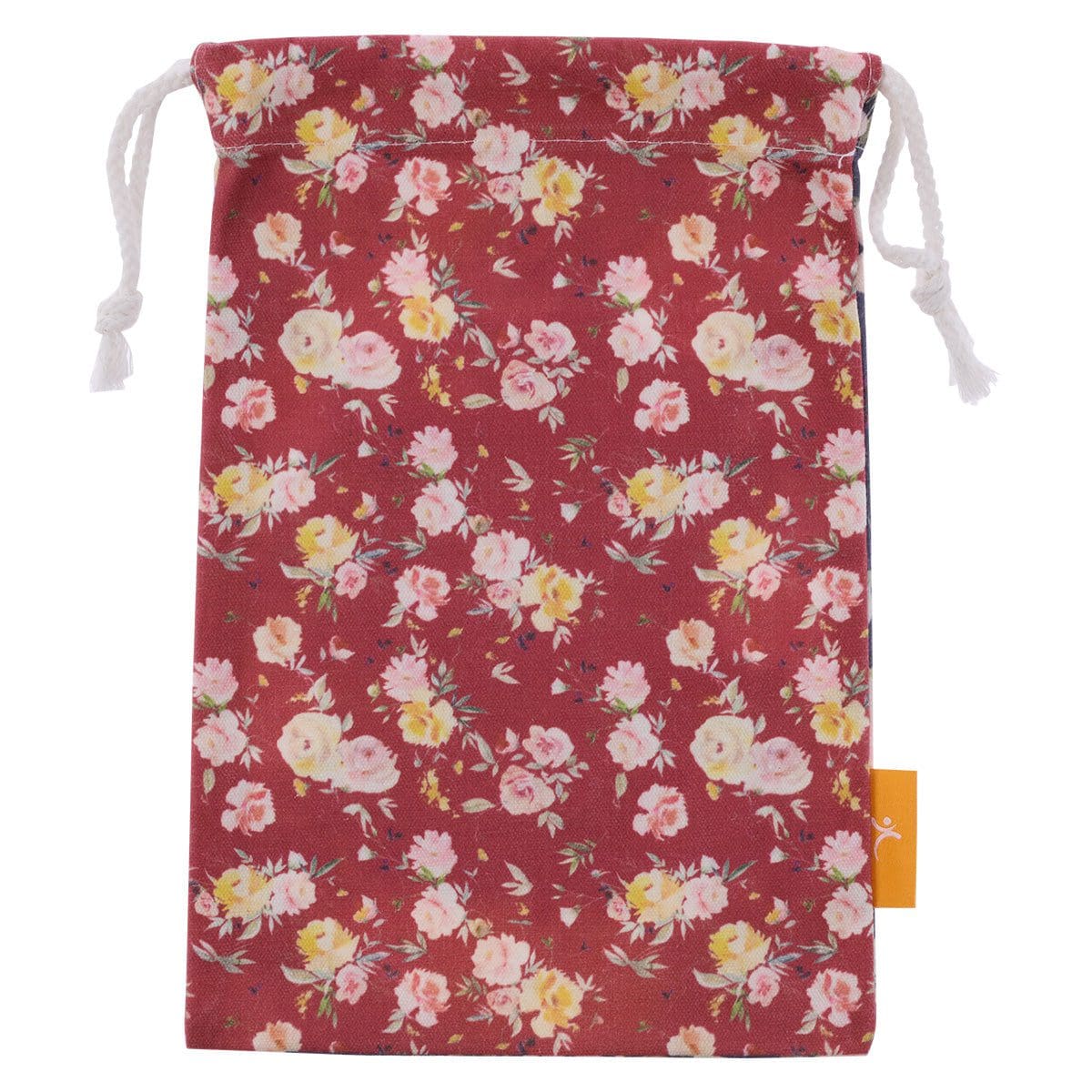 6006937156104_back This Is The Day Small Cotton Drawstring Bag - Psalm 118:24 - Image 8