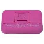 Reading Is Dreaming With Open Eyes Pink Glow In The Dark Book Light - Image 13